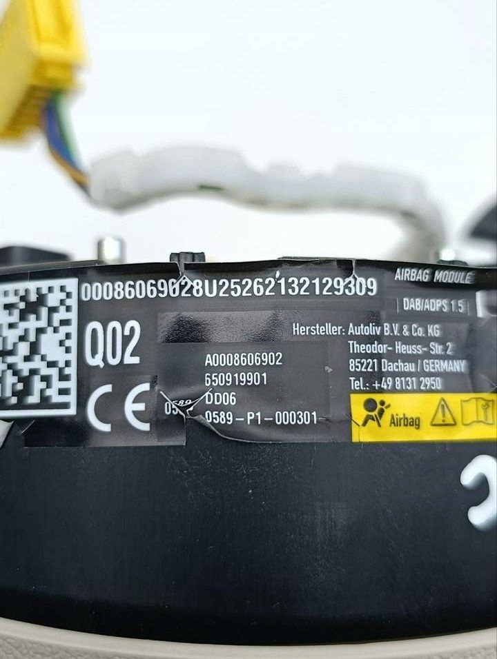 Купить Подушка воздушная водителя mercedes-benz eqs 2022 a0008606902