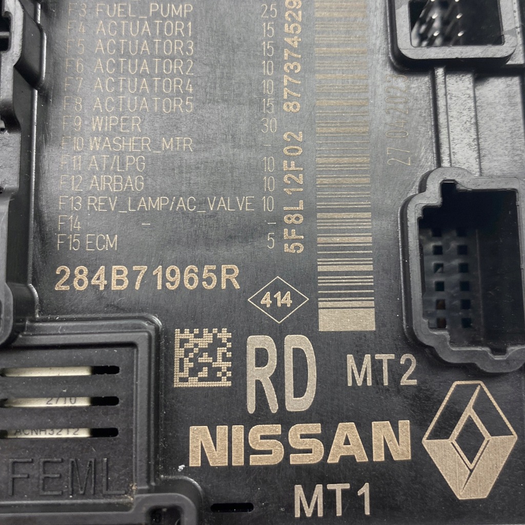 фото №16, Модуль блок управления dacia jogger logan iii sandero iii 284b71965r