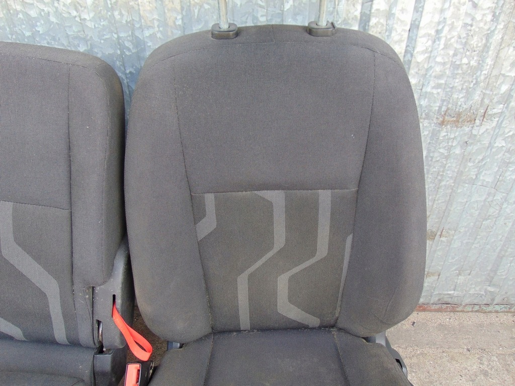 фото №13, Сидіння сидіння перед ford connect mk2 2+1 підголівники