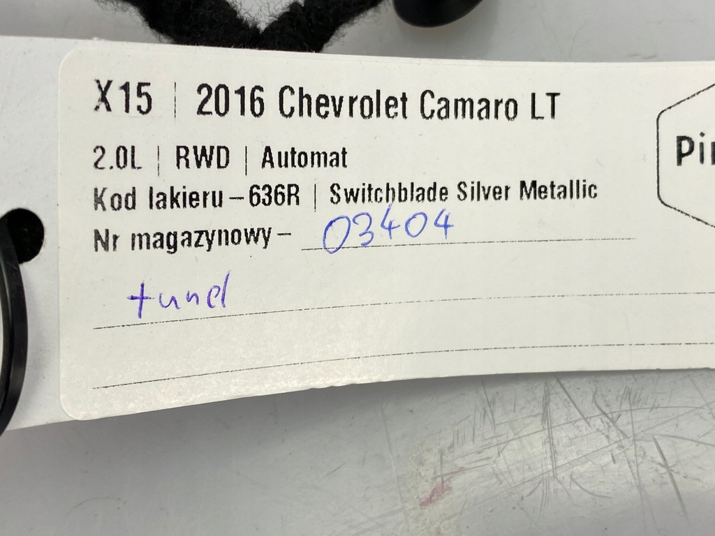 фото №5, Жгут электропроводка туннель среднего chevrolet camaro 2016+ usa