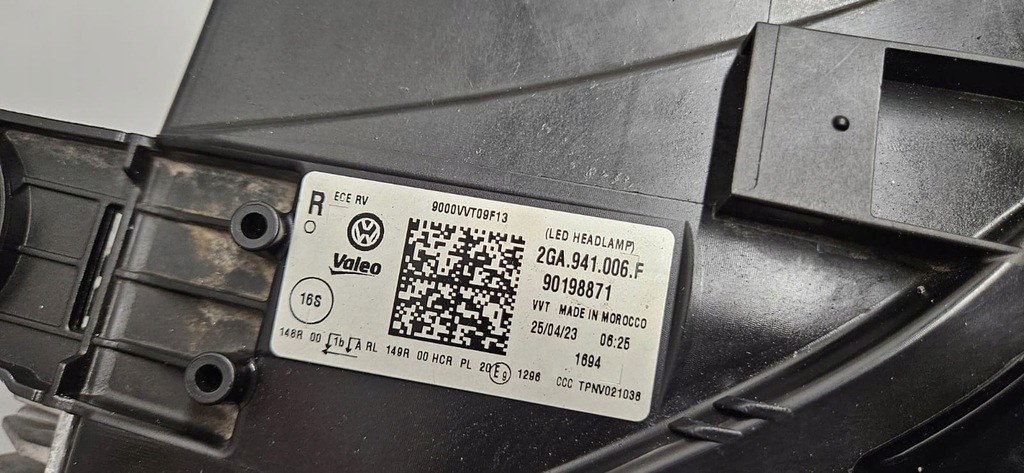 фото №8, Vw t roc t-roc 2ga lift фара full led левый правый лампа