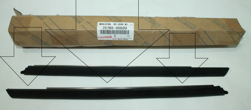 фото №1, Toyota avensis kombi t27 09-18 молдинг рамки дверь правый задняя