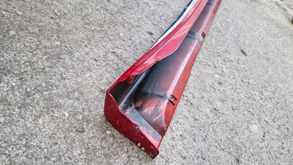 фото №8, Mitsubishi outlander lll lift порог молдинг хром p.