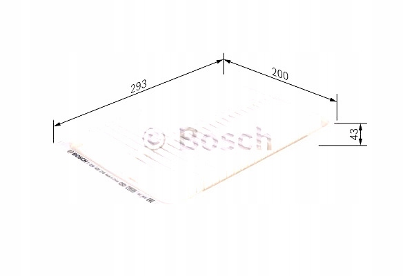 фото №5, Bosch f 026 400 218 фільтр повітря