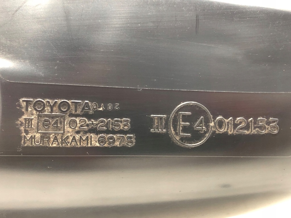 фото №6, Дзеркало правий toyota avensis verso minivan 01-11