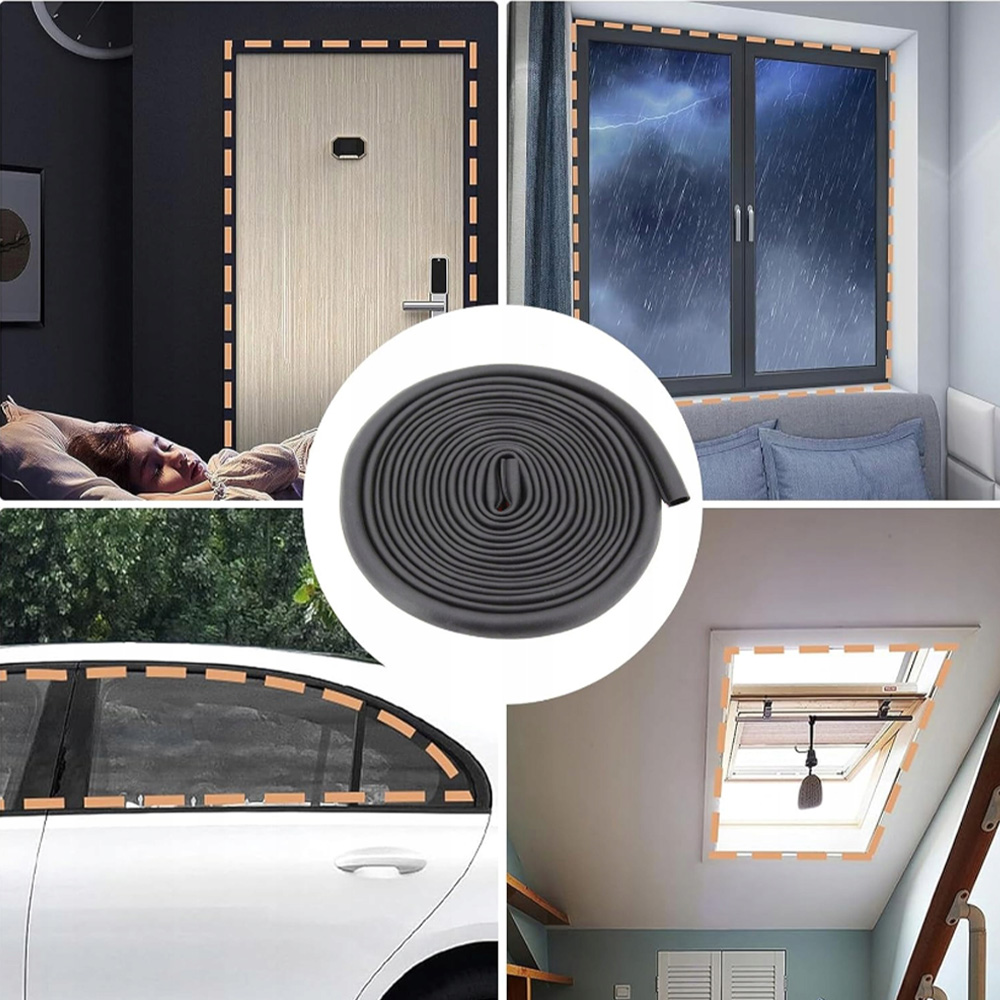 фото №8, Универсальная прокладка samoprzylepna do дверь автомобиля 5m 12x14 mm