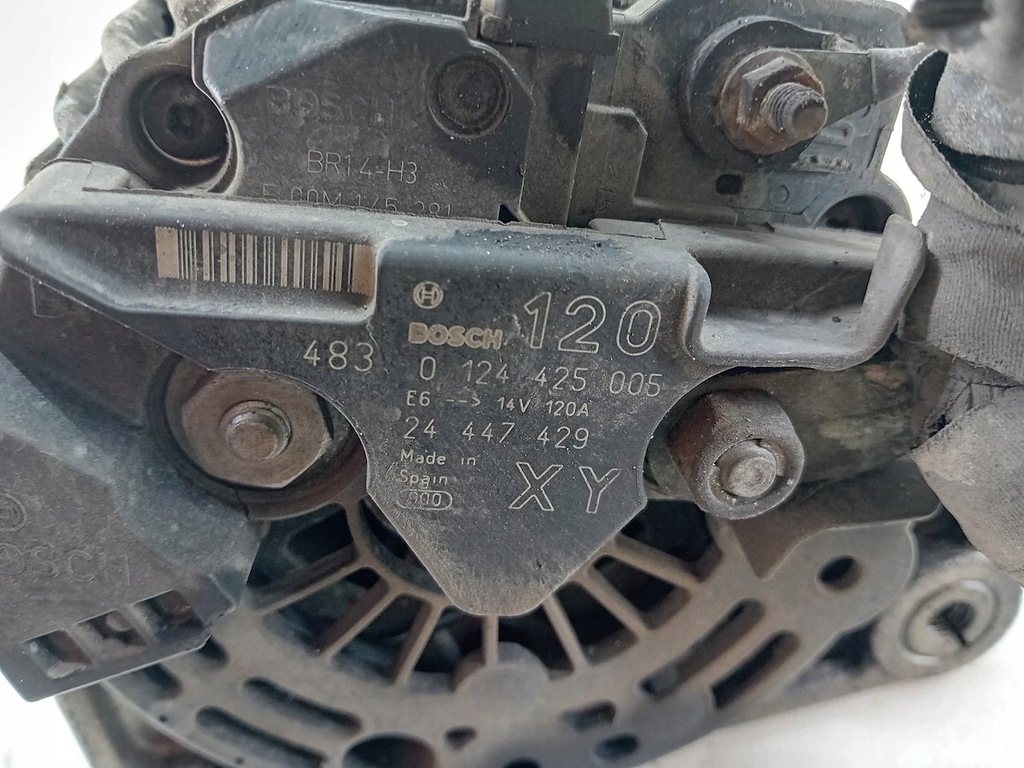 фото №8, Генератор fiat croma 2005- 24447429 0124425005 1.8 mpi 16v