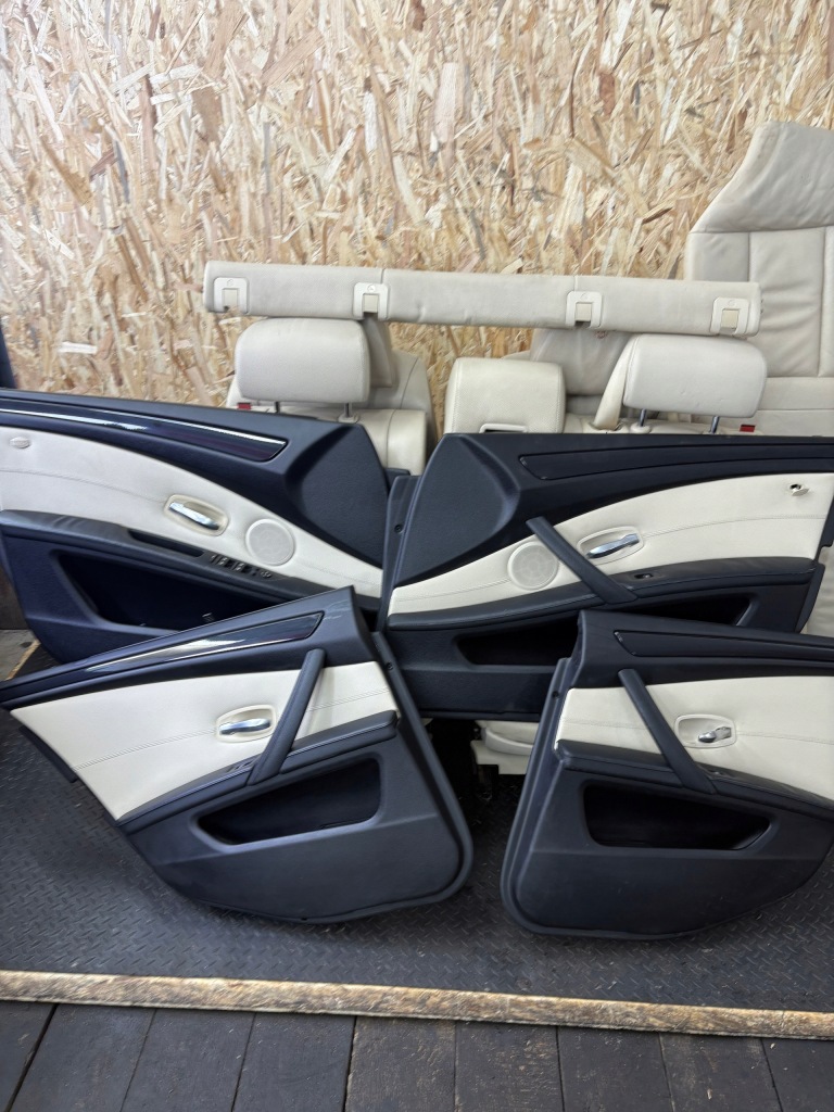 фото №13, Bmw e61 комфортні сидіння сидіння заднє сидіння обшивки шкіра комплект europa lift