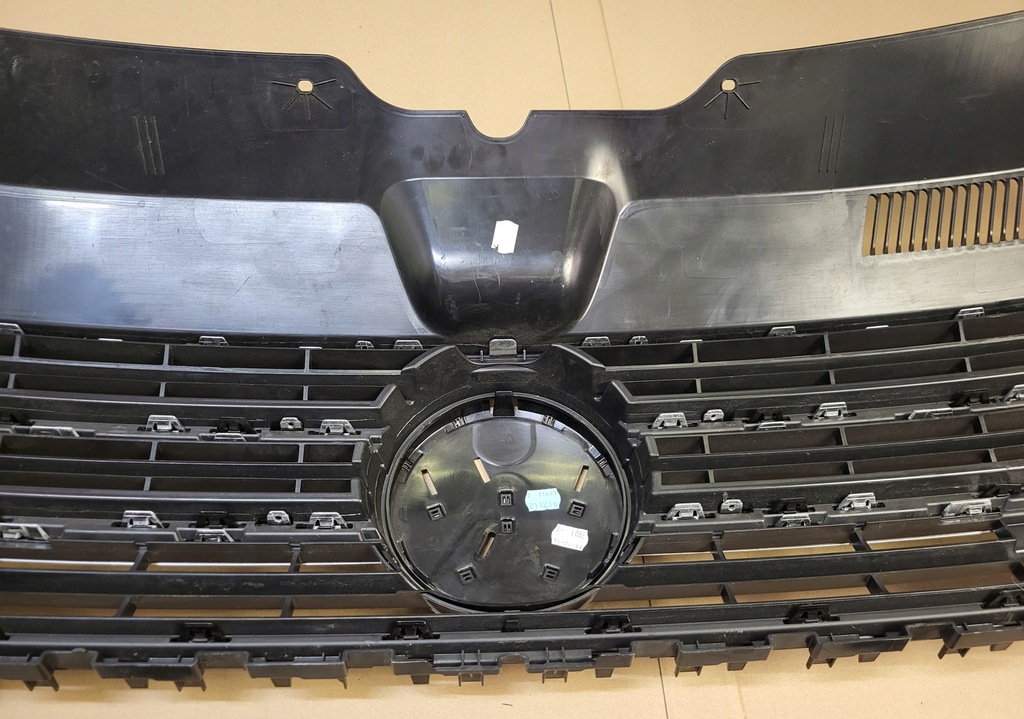 фото №12, Решётка радиатора радиатора решётка радиатора перед накладки хром vw multivan t6 vi оригинальный номер