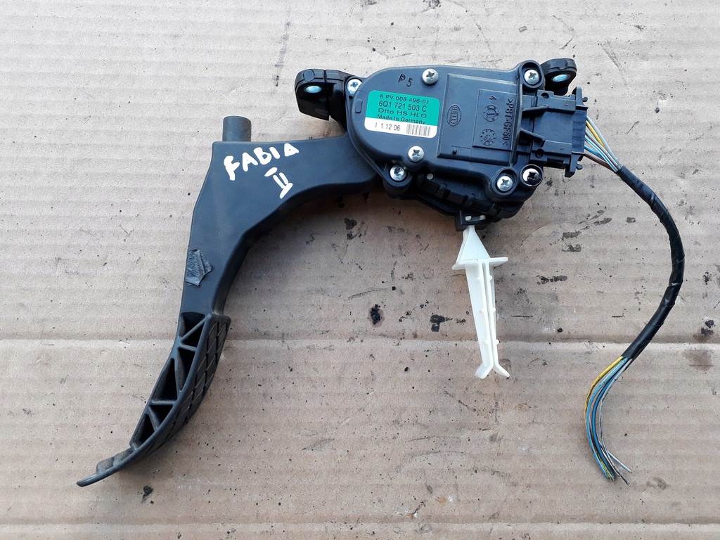 фото №1, Педаль газа потенциометр 6q1721503c fabia ii
