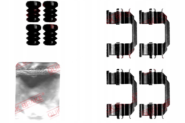 фото №1, Quick brake 109-1870 набір аксесуари, гальмівні колодки гальмівні
