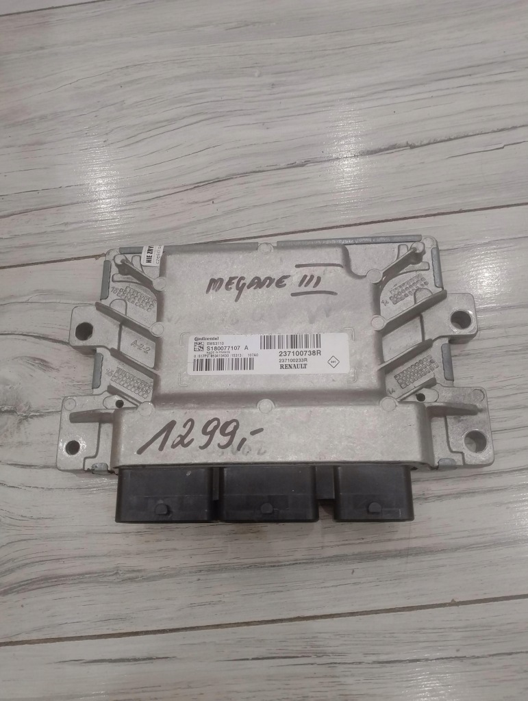 Купить Бортовой компьютер блок управления renault megane iii 237100738r s180077107a
