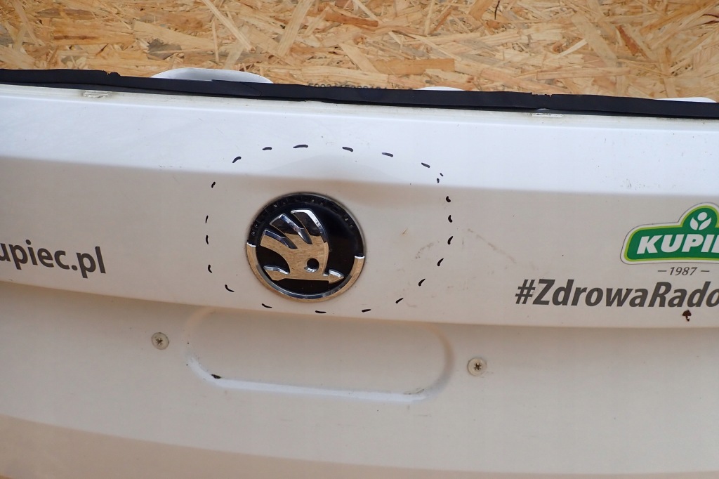 фото №8, Skoda fabia 3 iii 14- kombi крышка багажника багажника задняя 6v9827159 белый