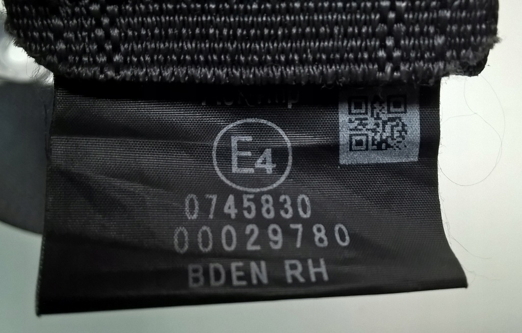 фото №9, Mazda 3 iv bp 2018- pas безопасности правый задняя оригинальный номер eu jtb3969602r bden rh