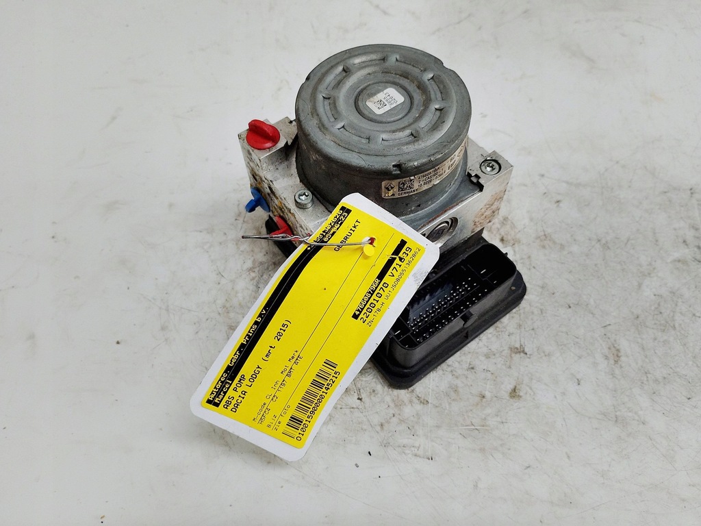 фото №6, Dacia lodgy насос тормозная abs 476608796r europa