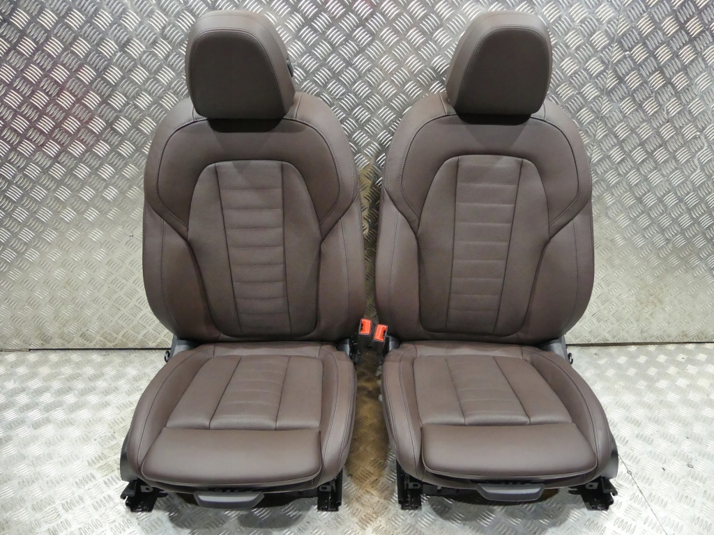 фото №7, Bmw x4 g02 оббивка сидіння заднє сидіння обшивки vernasca mokka вентиляція 15 km