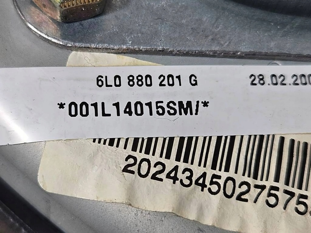 фото №7, Подушка подушка безопасности водителя seat ibiza iii 6l 02-05