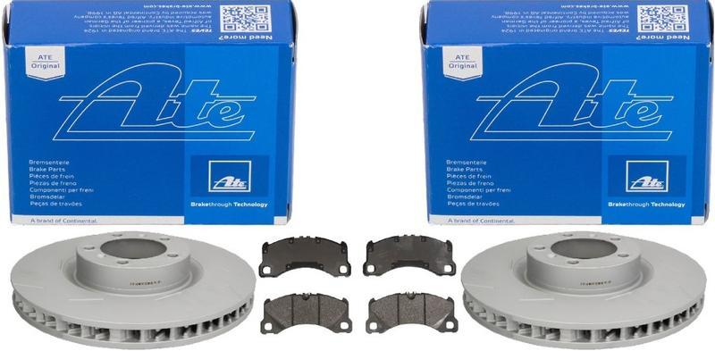 фото №1, Ate тормозные диски+ тормозные колодки перед porsche panamera 970 360mm