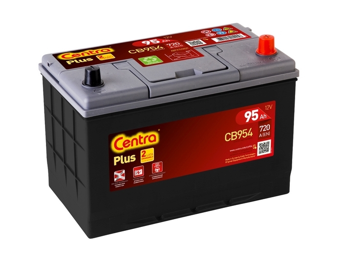 фото №1, Акумулятор centra plus cb954 12v 95ah 720a