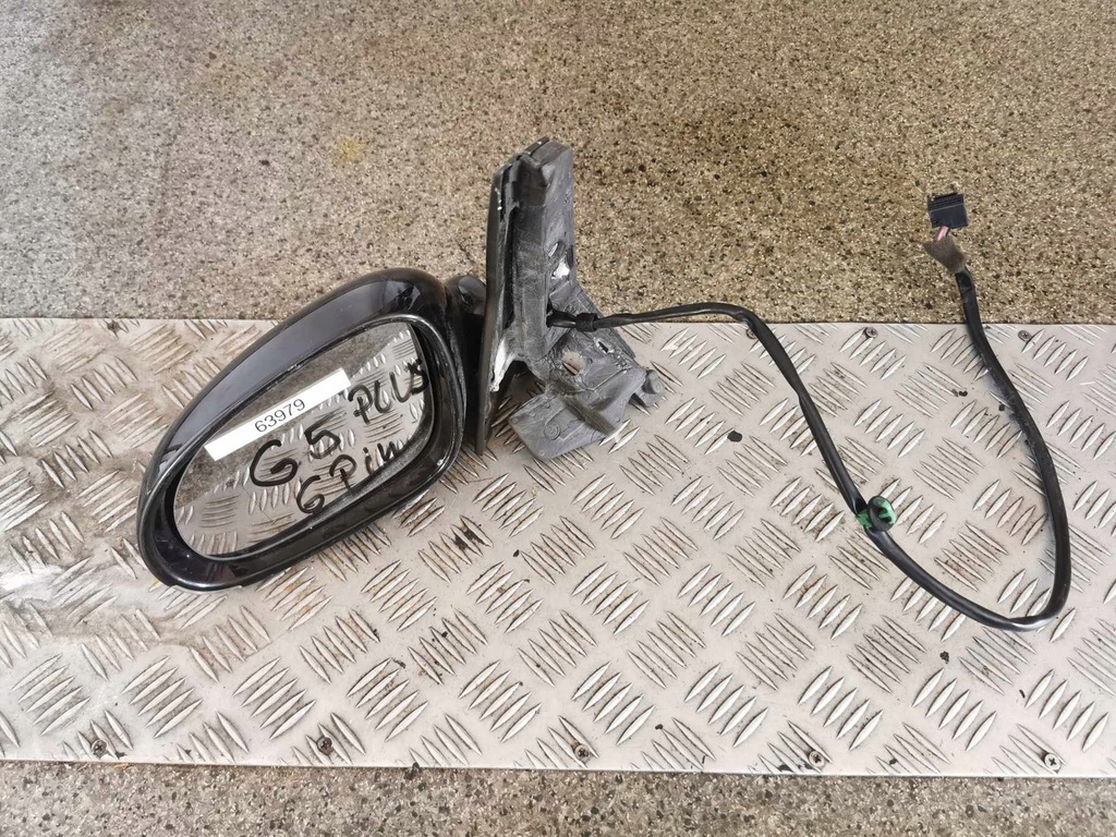 фото №1, Зеркало левый перед vw golf v plus 6 pin