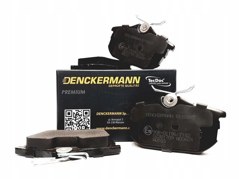 фото №12, Тормозные колодки тормозные denckermann b110815 задняя mitsubishi carisma 95- colt czc