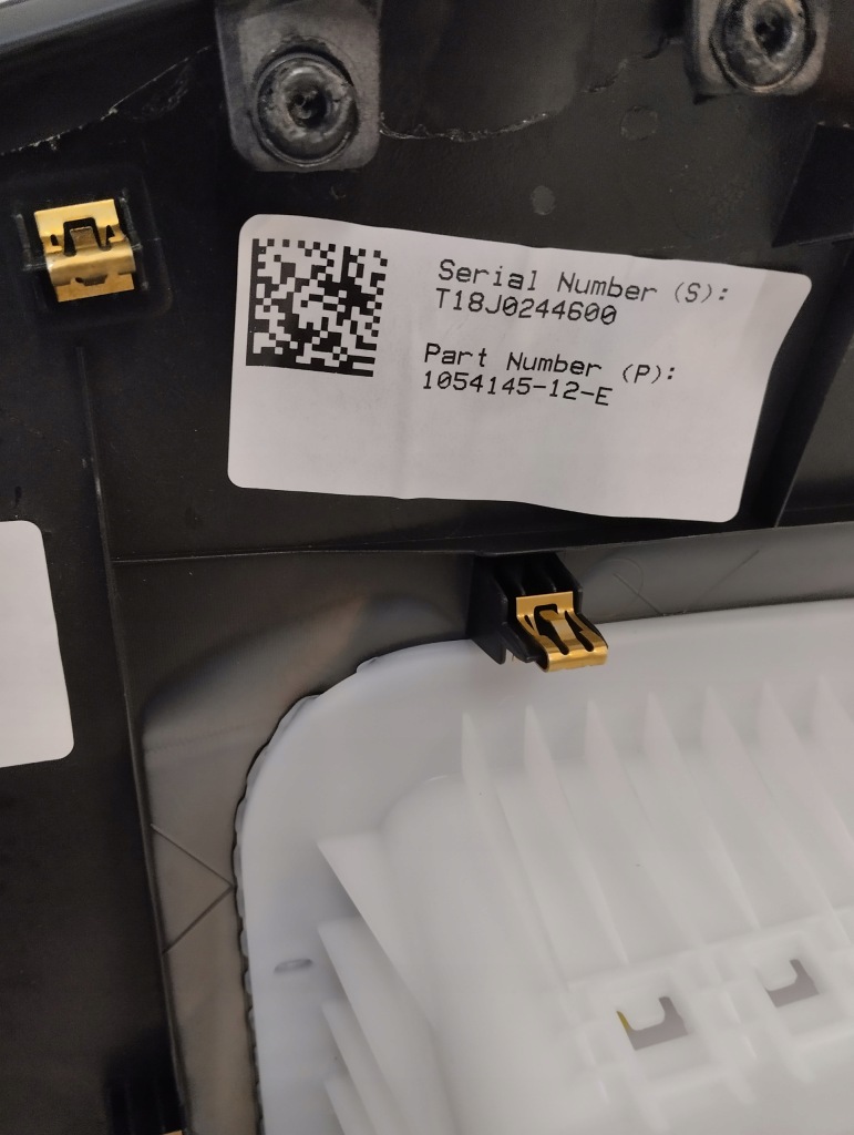 Tesla x панель  панель приладів шкіра молдинг графіт в Україні