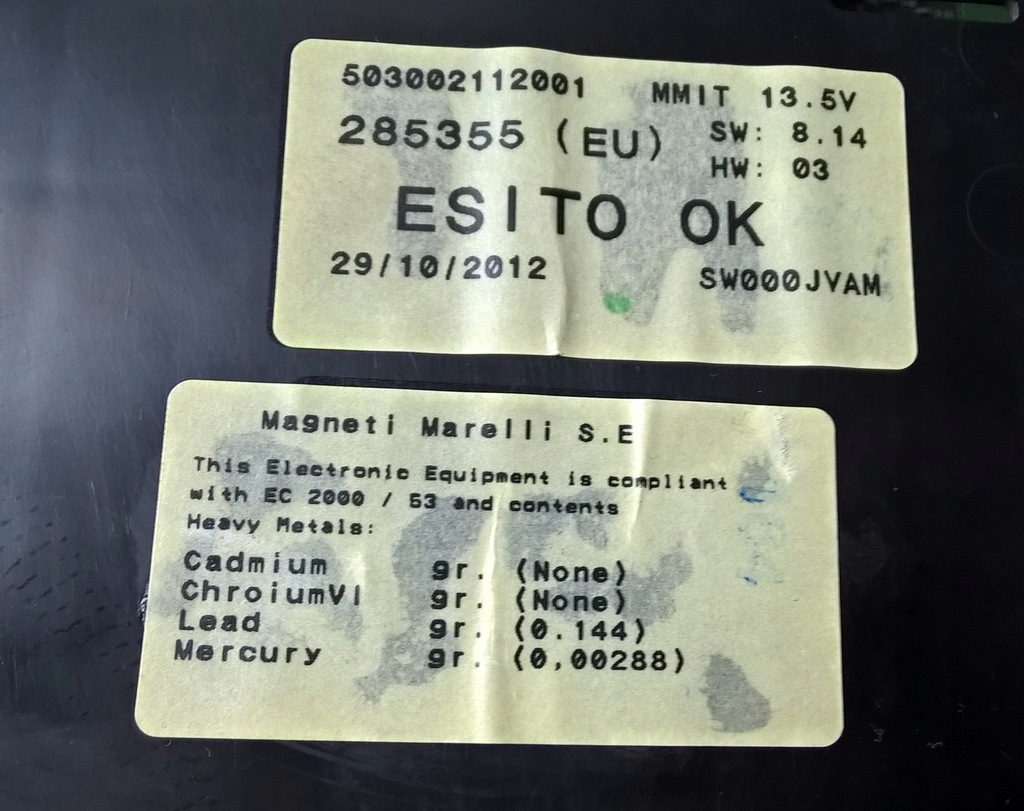 фото №9, Maserati granturismo m145 2012-2014 лічильник прилади europa оригінальний номер 285355