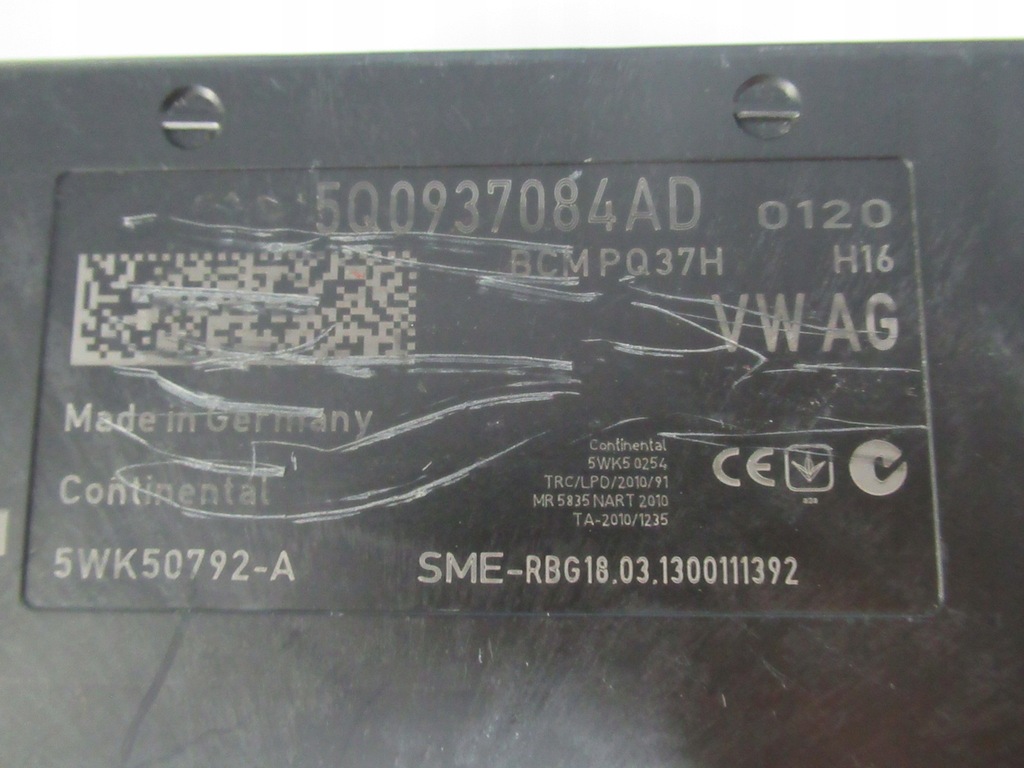 фото №6, Vw audi блок керування модуль блок управління бортовою мережею 5q0937084ad