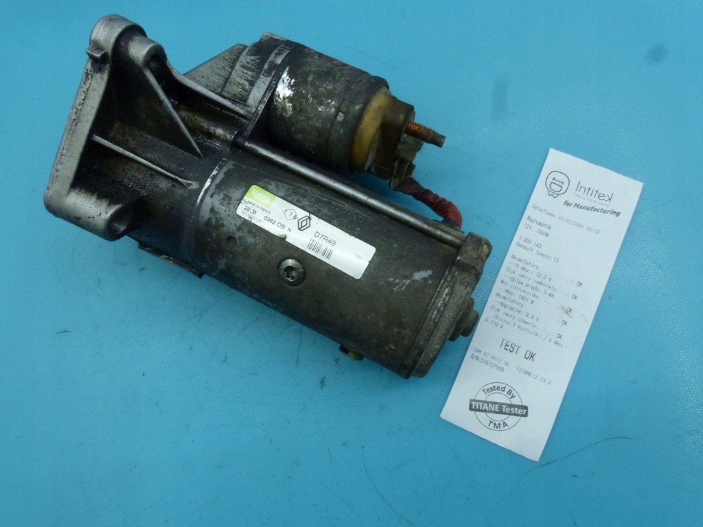 фото №1, Test стартер renault scenic ii 1.9 dci