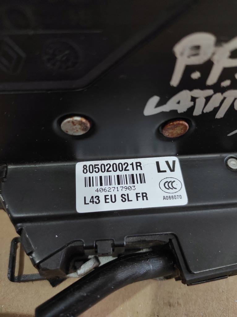 фото №7, Замок двері перед правий 6 pin renault latitude 805020021r