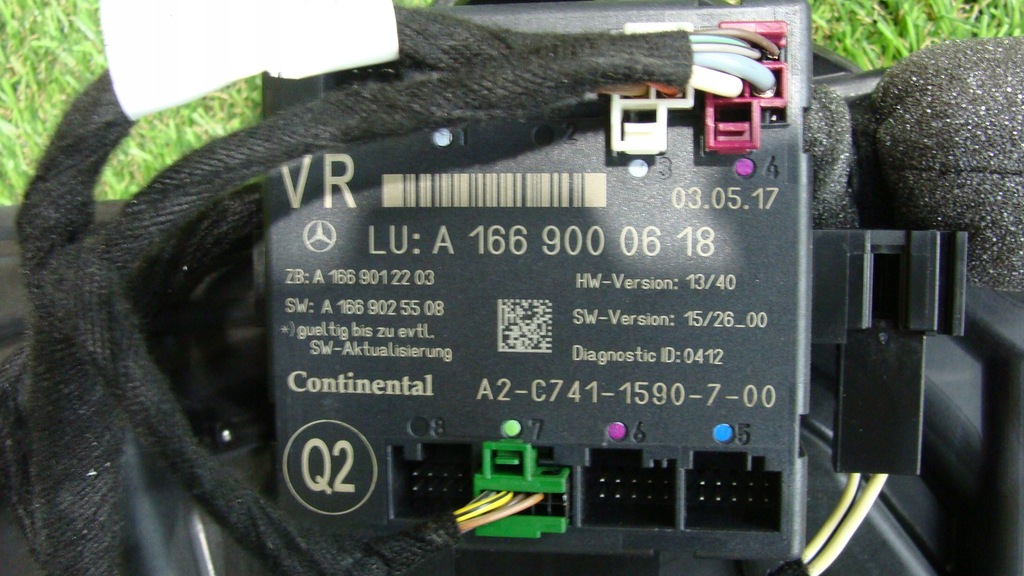 фото №6, Плита механизм подъемник окон правый перед mercedes gls x166 a1668202402