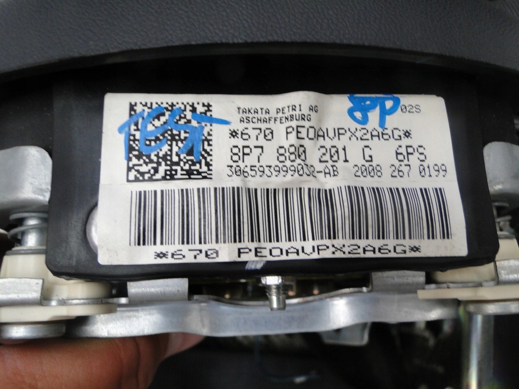 фото №10, Панель приладів консоль подушка безпеки audi a3 8p lift 2010r