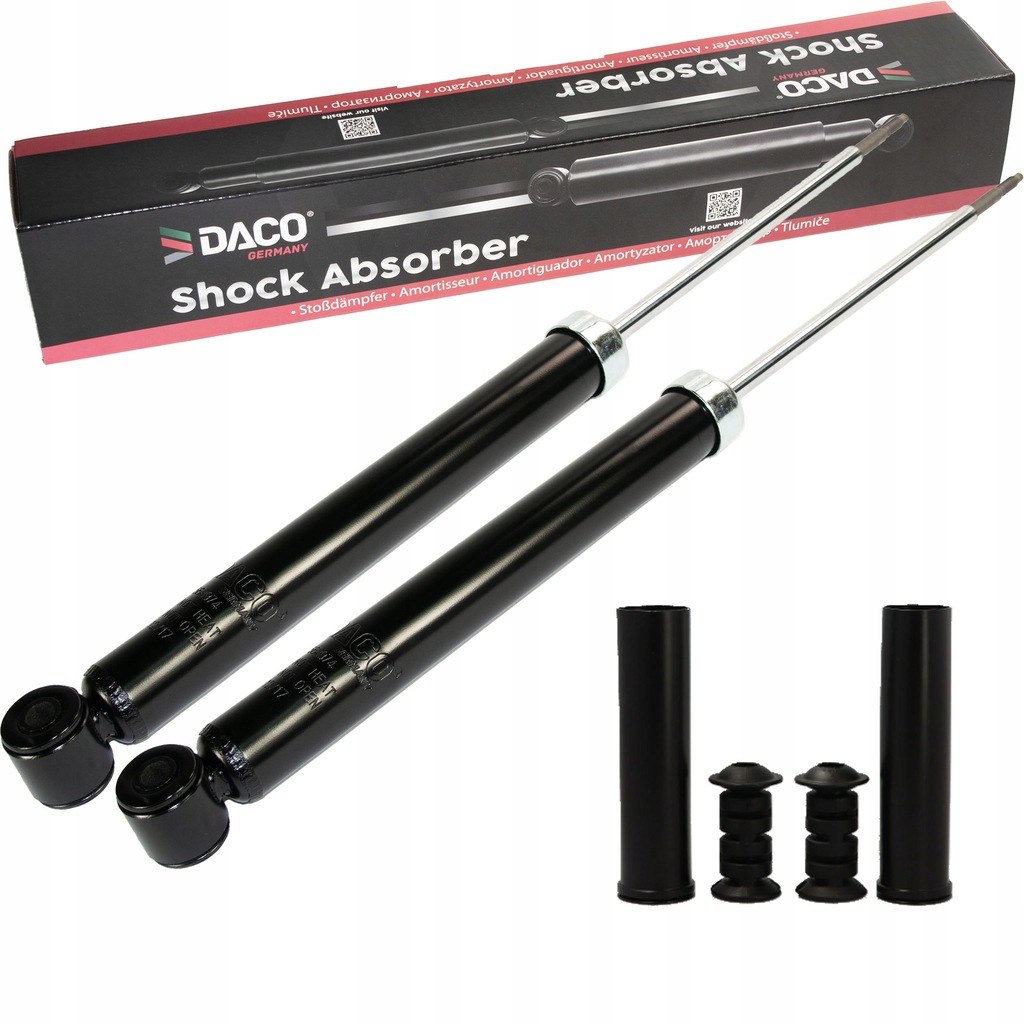 фото №1, Амортизаторы + отбойники задняя x2 renault clio ii daco germany