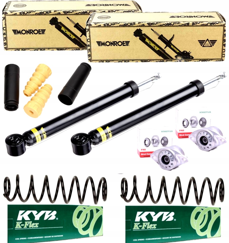 фото №1, Амортизаторы пружины задняя seat ibiza iv 4 monroe + kayaba