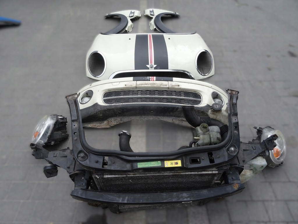 фото №1, Mini one r56 бампер капот радіатор kompletny перед