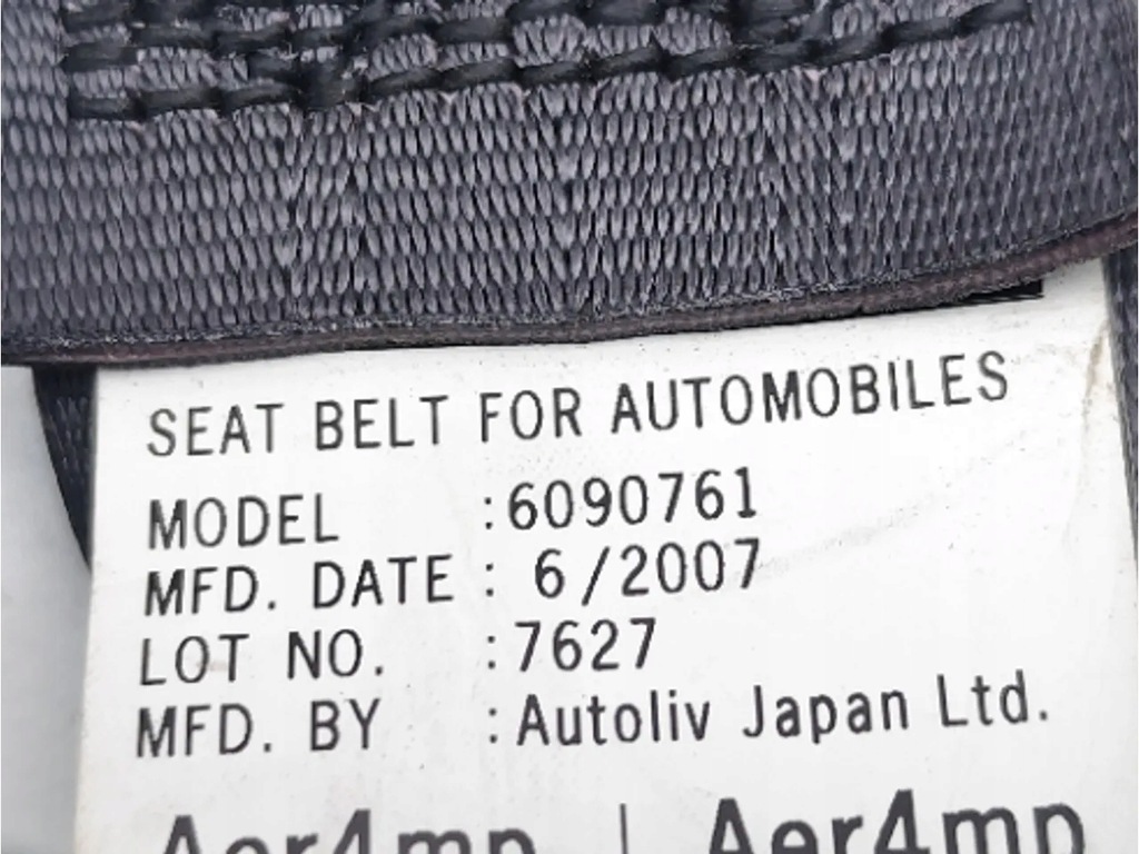 фото №7, Honda fr-v pas безопасности сиденье передний перед prawidłowy 2007 mpv