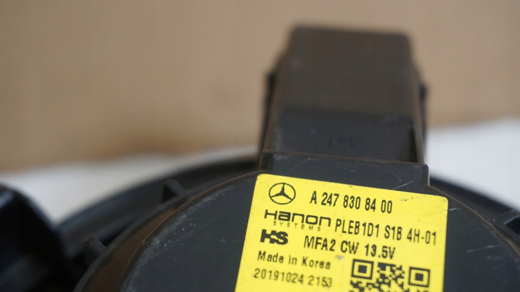 фото №2, Вентилятор воздуходувка салона mercedes w177 w247