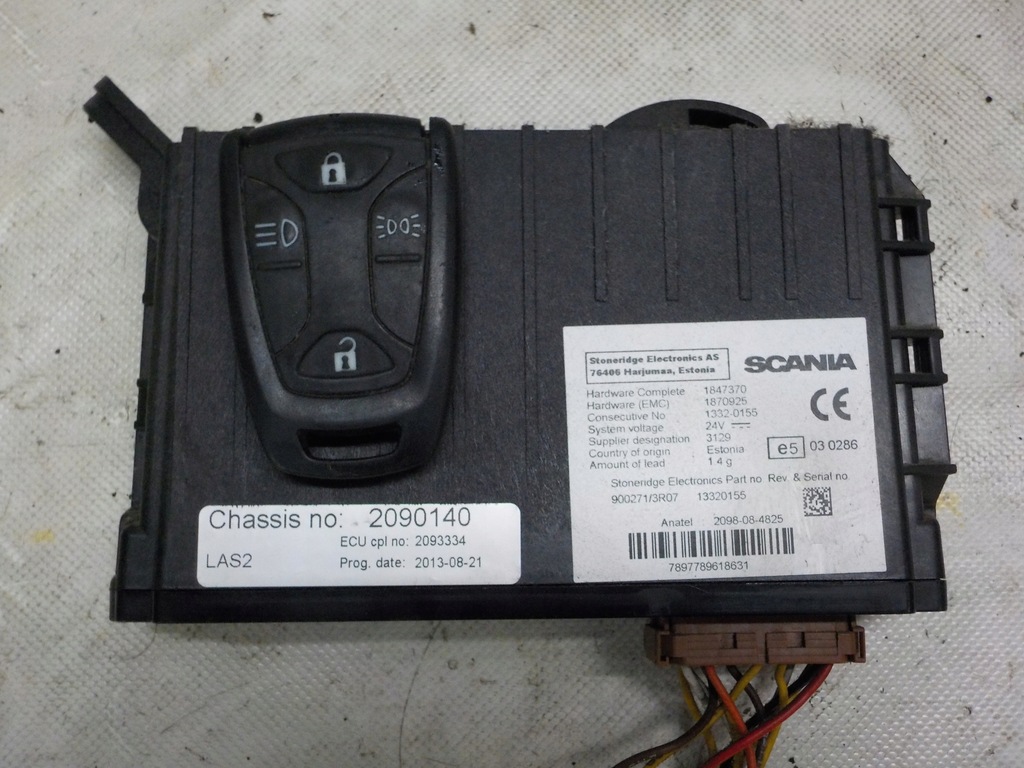 фото №1, Scania r блок керування центрального замка pilot