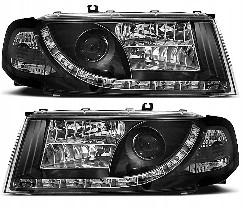 фото №1, Фара лампы kpl day line light led тюнинг skoda octavia 1 1u lift 2001-