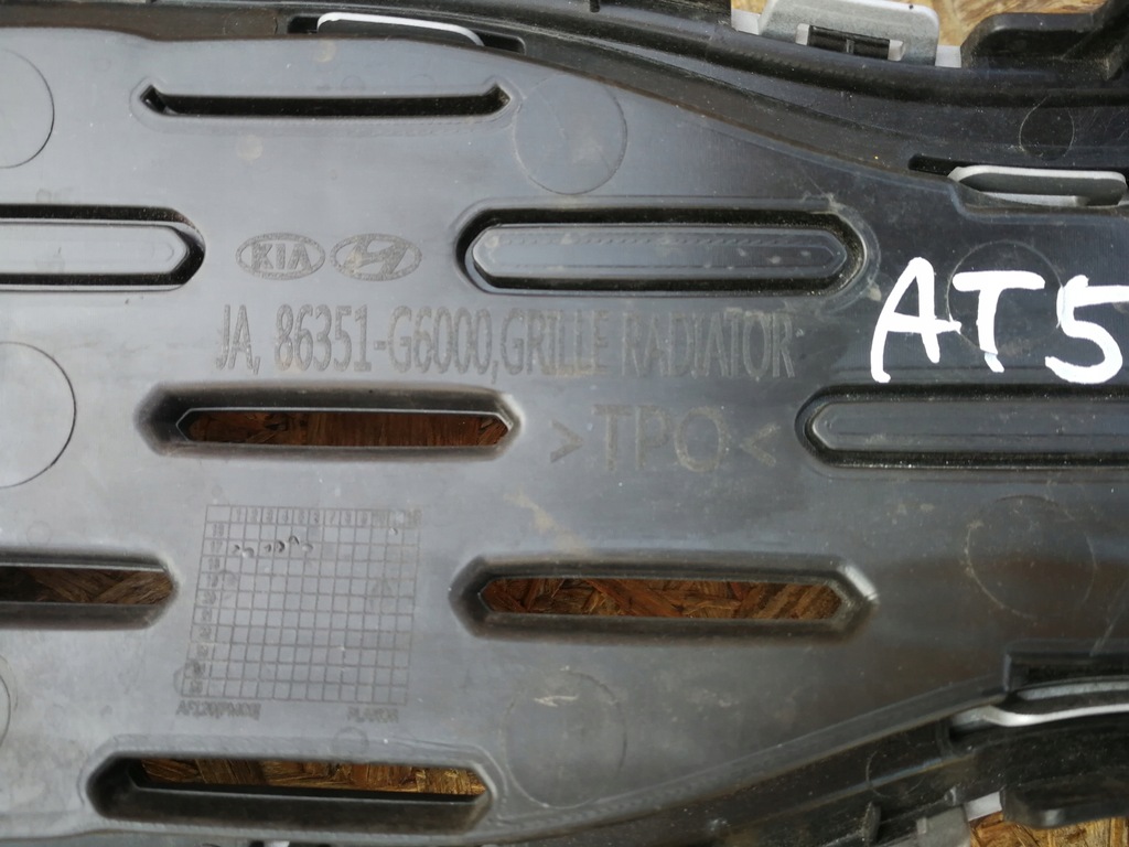 фото №9, Kia picanto iii 17- решётка радиатора решётка радиатора решётка бампера передний 86351-g6000