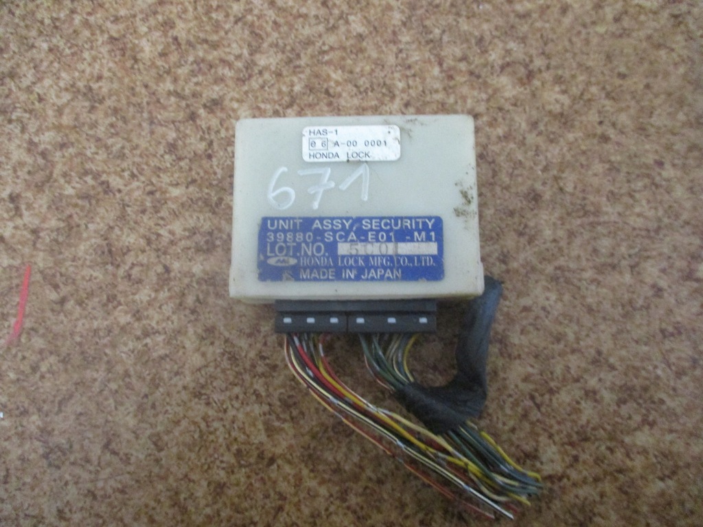 фото №1, Модуль сигналізація honda crv ii 39880-sca-e01-m1