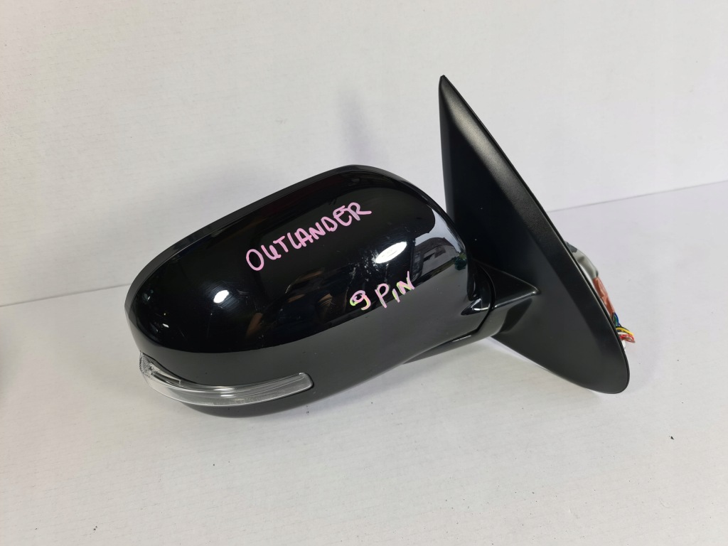 фото №1, Outlander iii дзеркало праве чорні 9pin асистент