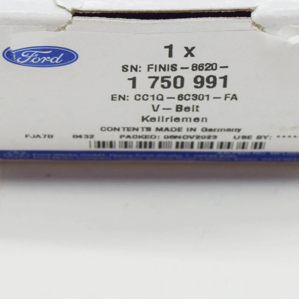 фото №8, Ремінь клиновий ford transit mk3 cc1q-6c301-fa 1750991 оригінальний