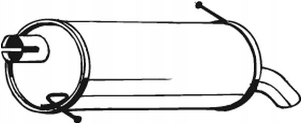 фото №2, Гаситель ford galaxy 2.3 97- насадка. / bosal/ bosal 154-323