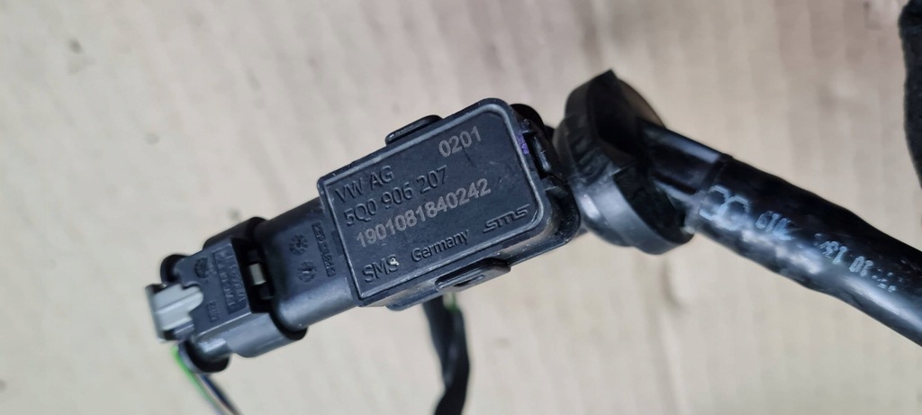 фото №6, Sq5 80a q5 шланг трубка підсилювач гальм датчик вакууму 5q0906207