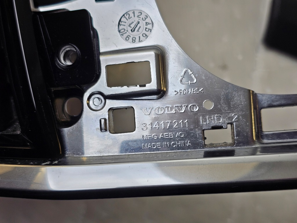 фото №14, Захист молдинг dekor консолі панелі решітка обдув volvo v90 s90 ii drewno