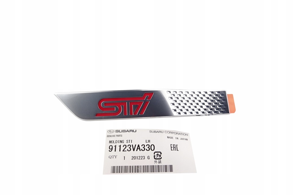 фото №1, Емблема logo надпис накладка молдинг крила перед subaru wrx va 2018-