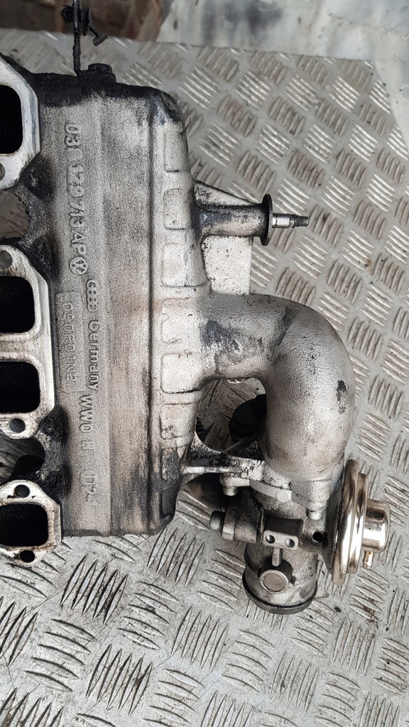 фото №14, Audi a4 b6 клапан egr коллектор всасывающий 038129713ap