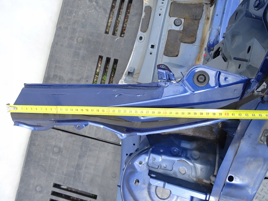 фото №10, Nissan iv x-trail t33 лонжерон четверть левая перед порог блок двигателя rby 2022-