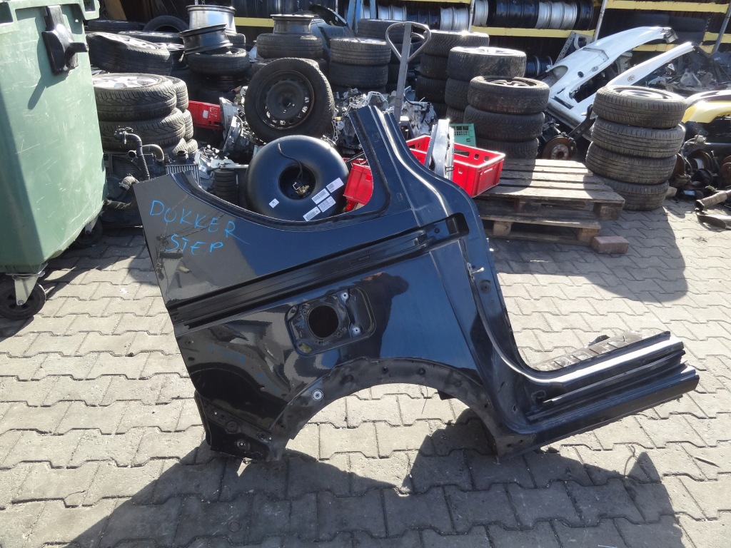 фото №1, Dacia dokker stepway 2017 крила задній правий оригінал